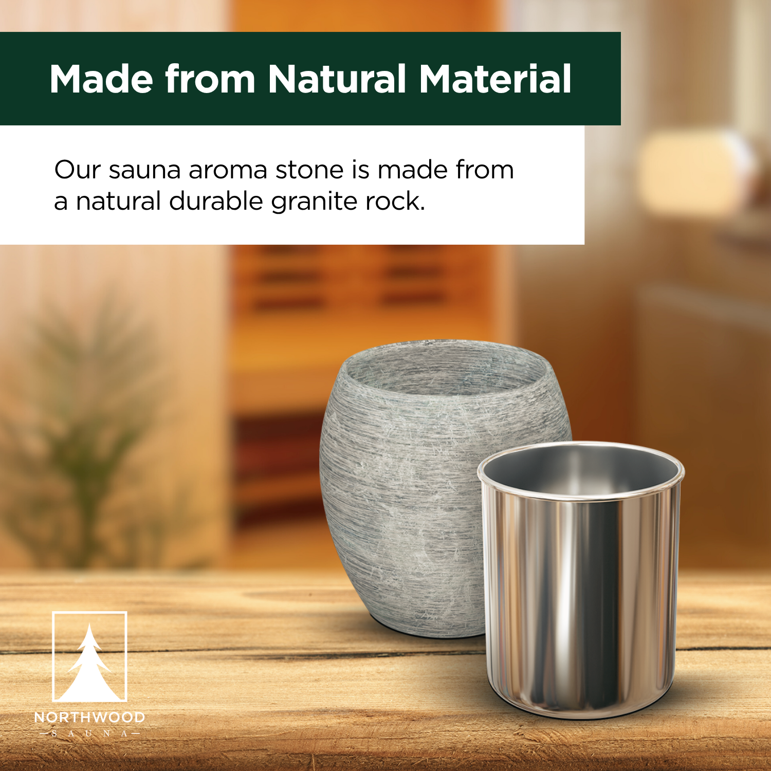 Sauna Aromatherapy Stone Cup