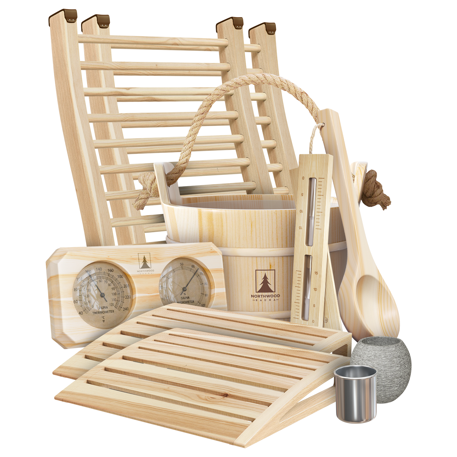 Sauna Accessories Set (Complete)