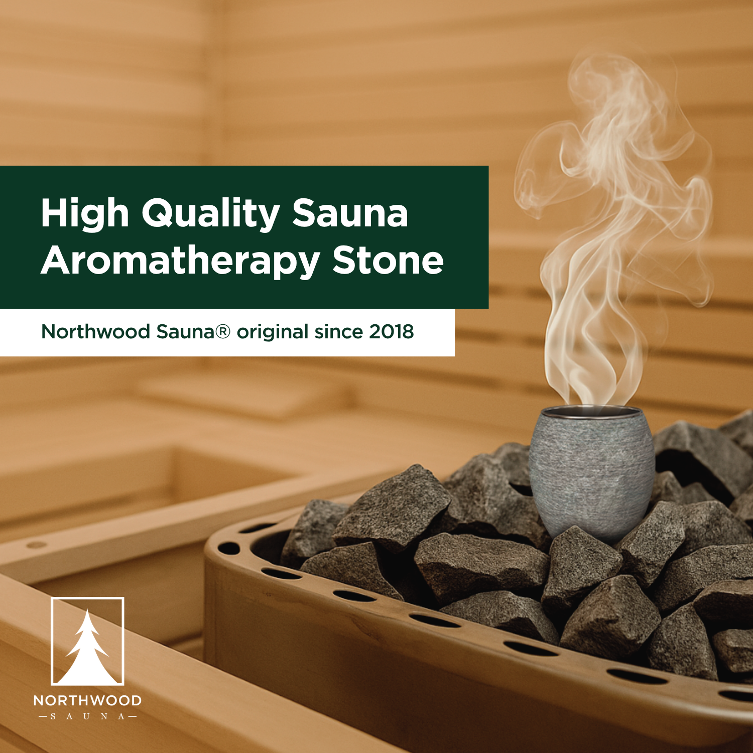 Sauna Aromatherapy Stone Cup