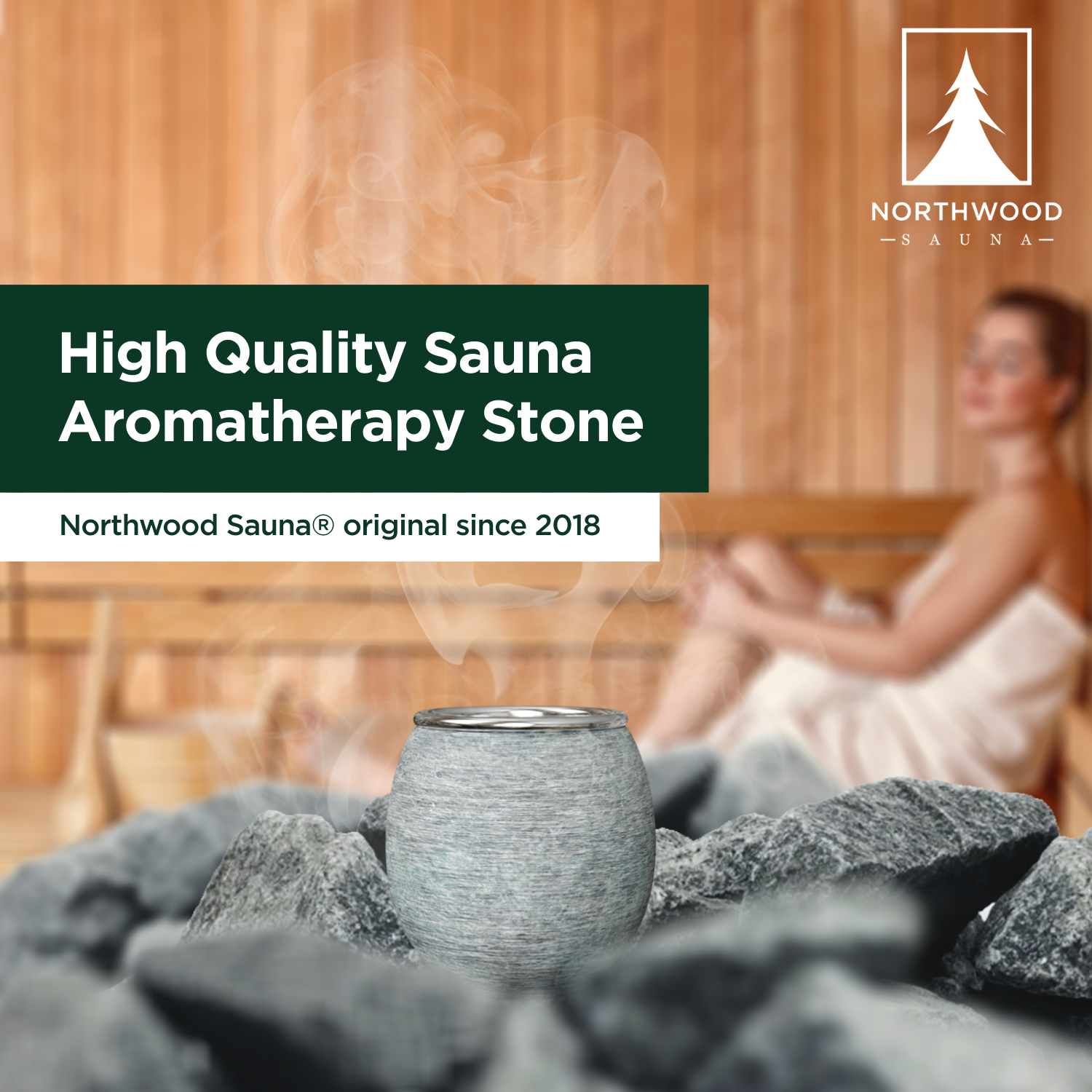Sauna Aromatherapy Stone Cup