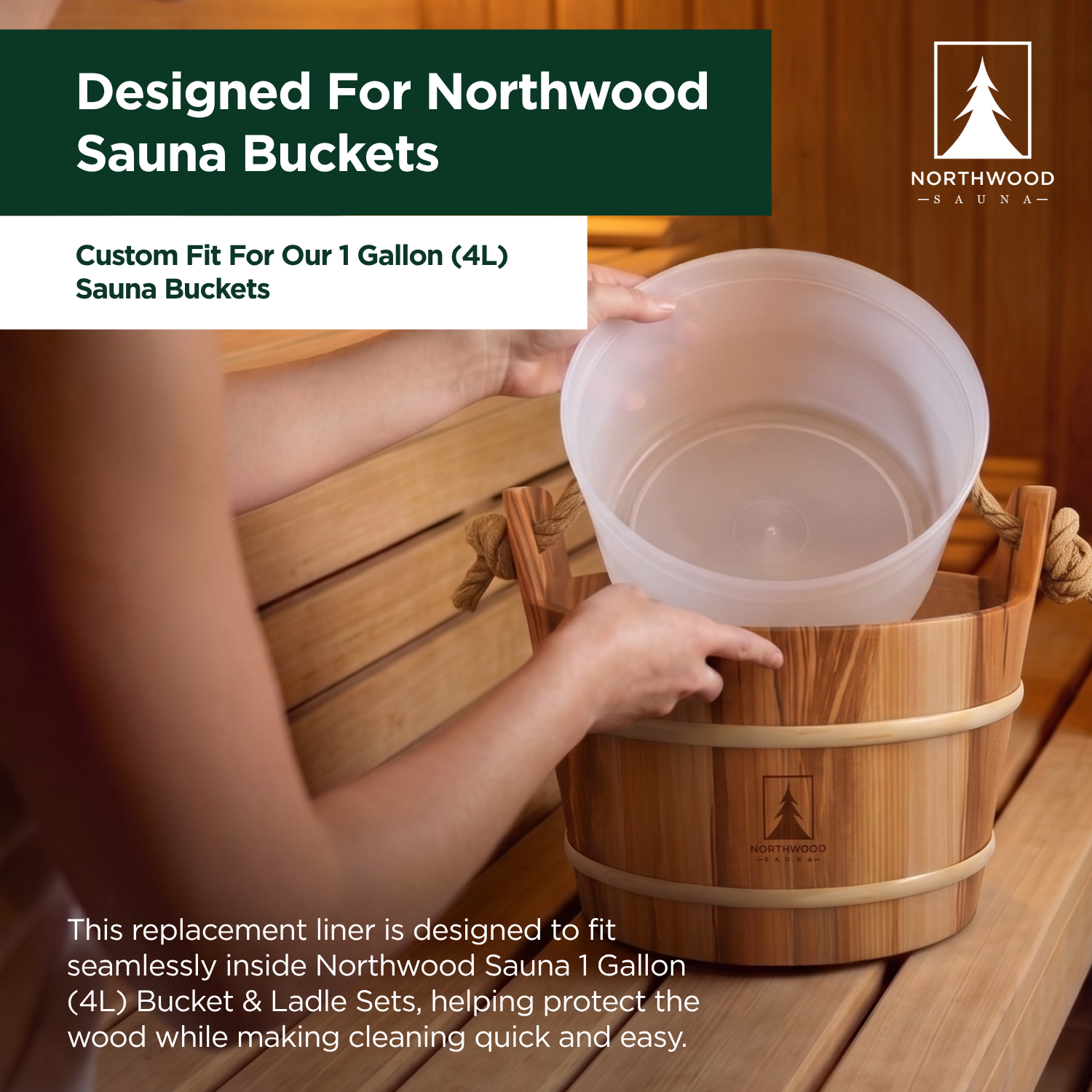Sauna Bucket Liner