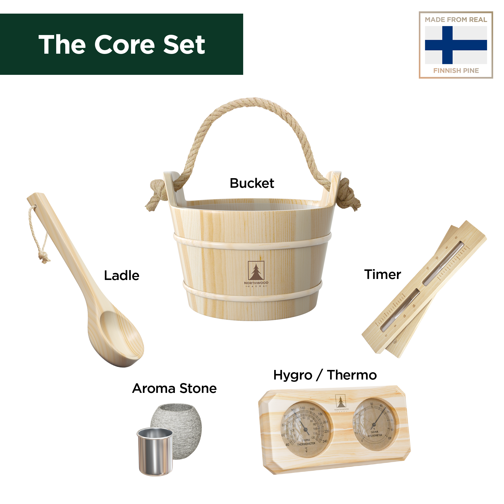 Sauna Accessories Set (Core)