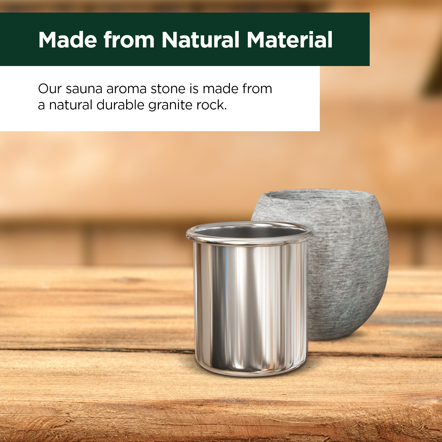 Sauna Aromatherapy Stone Cup