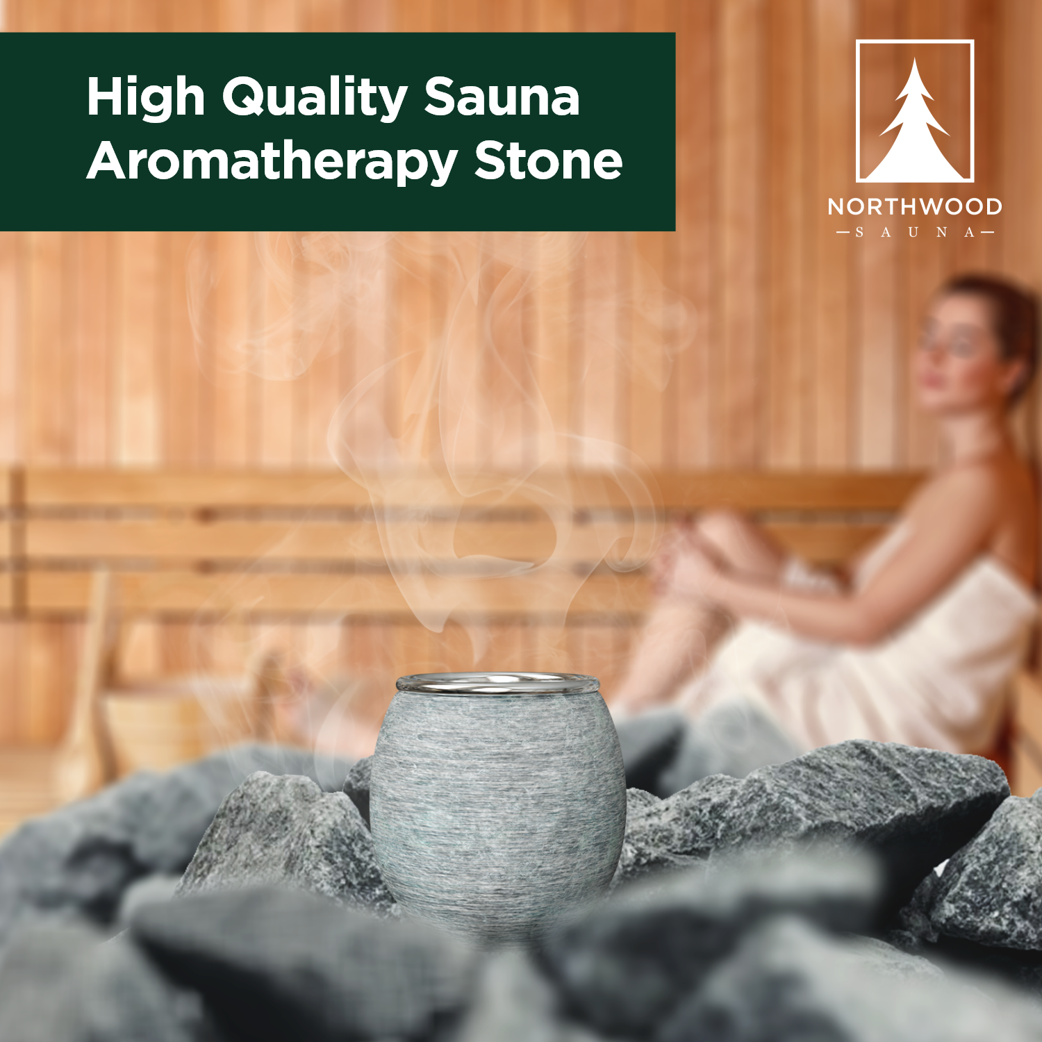 Sauna Aromatherapy Stone Cup