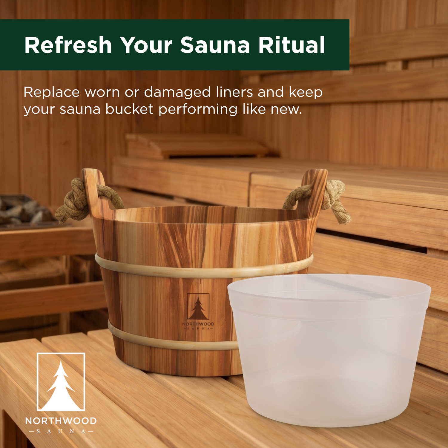 Sauna Bucket Liner